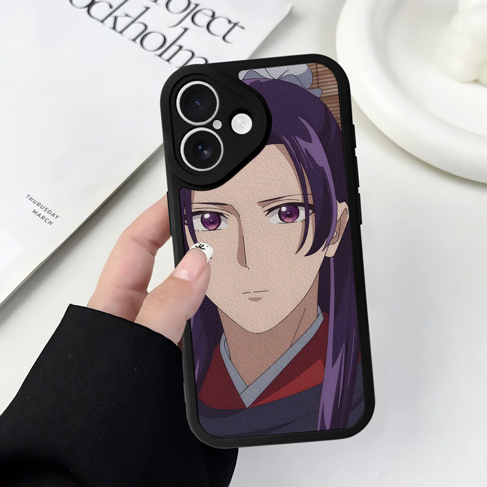 薬屋のひとりごと The Apothecary Diaries 【iPhone 16シリーズ対応】シリコンスマホケース（レザー調） 材質：シリコン